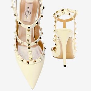 Valentino Leather Rockstud Pump 100mm